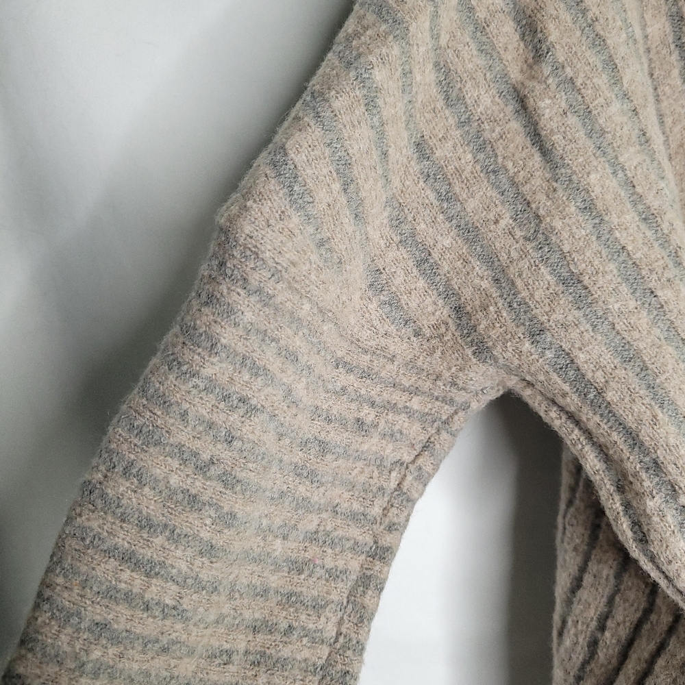 ALL SAINTS Terra Jumper Wool Blend Funnel Neck Ribbed Sweater MEDIUM - Picture 4 of 13